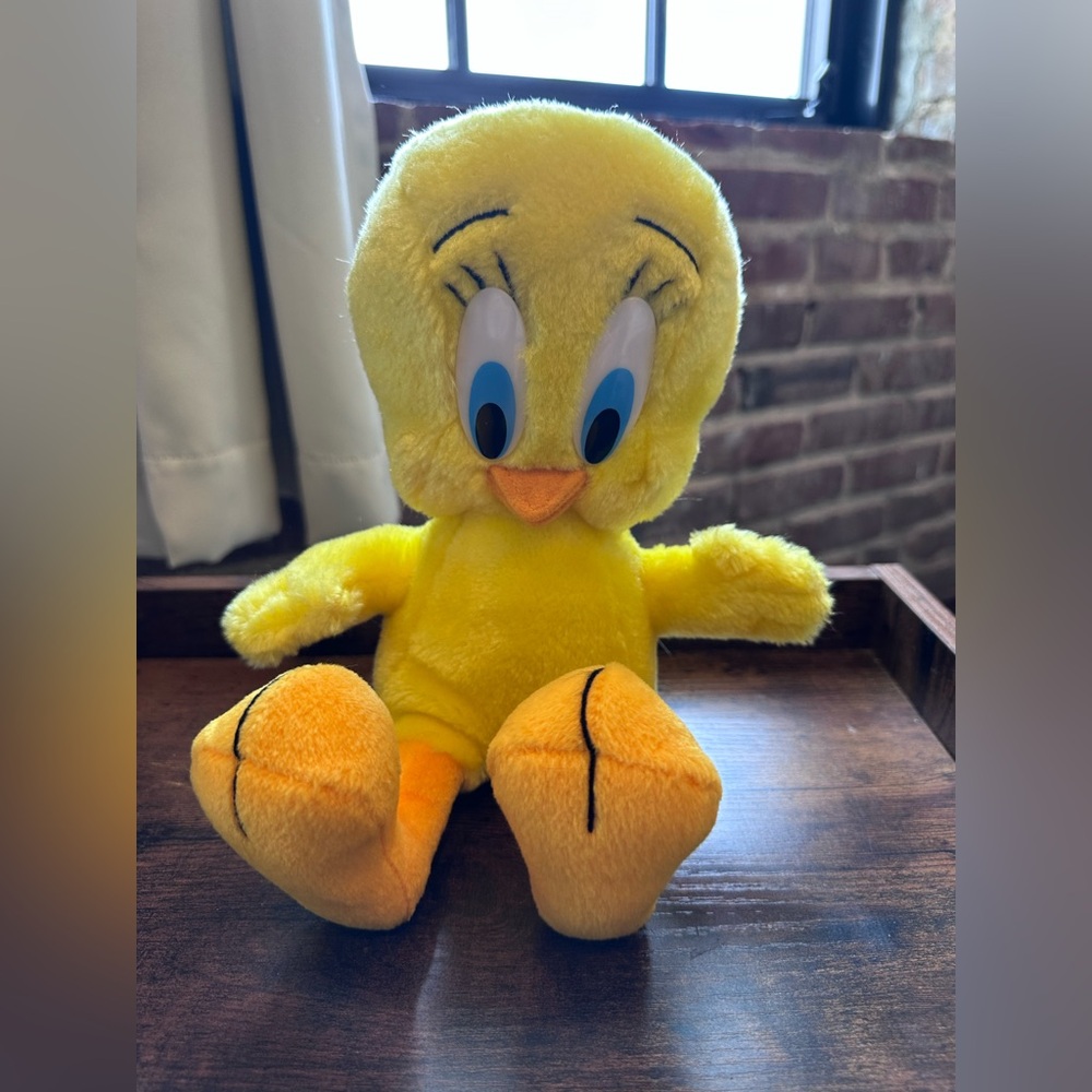 1993 Tweety Bird Plush Vintage Stuffed Toy 24k Looney Tunes 12"